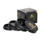 Gordon 4 Lay Aluminum Alloy Herb Grinder, Black 63 mm Smoker Grinder, Easy Clean Herb Grinders